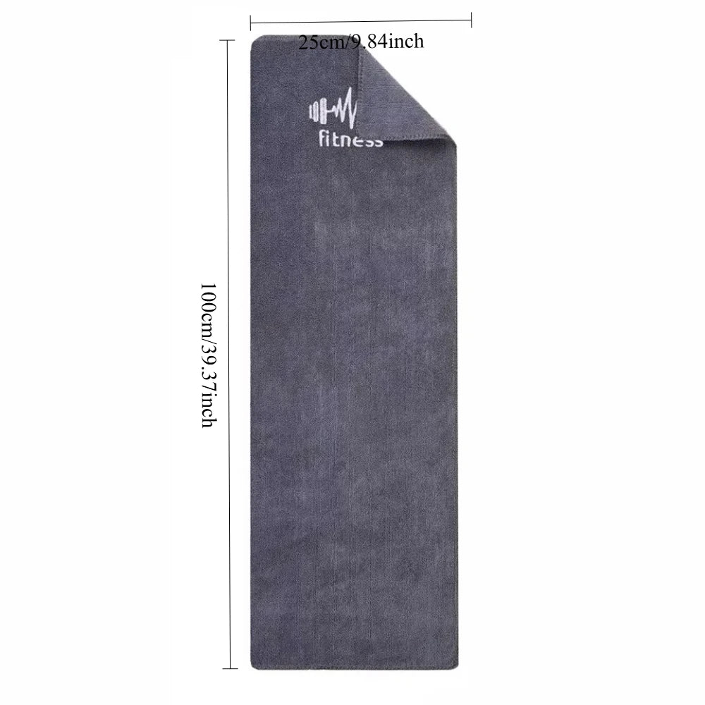 High-Absorbency Quick-Dry Gym Towel | Grey Unisex for Basketball, Running & Fitness Workouts