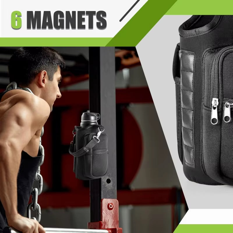 Rackt Magnetic Gym Sling — magnetic attachment close-up