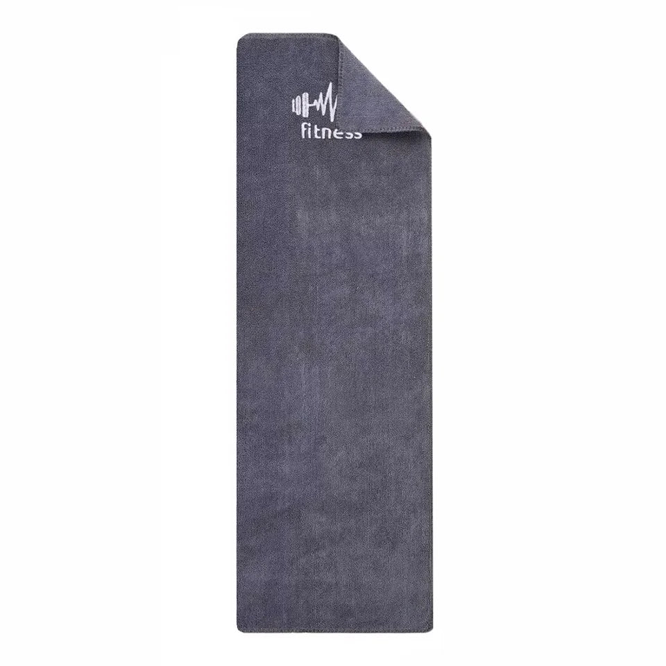 High-Absorbency Quick-Dry Gym Towel | Grey Unisex for Basketball, Running & Fitness Workouts