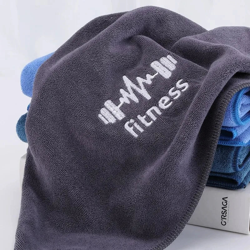 High-Absorbency Quick-Dry Gym Towel | Grey Unisex for Basketball, Running & Fitness Workouts