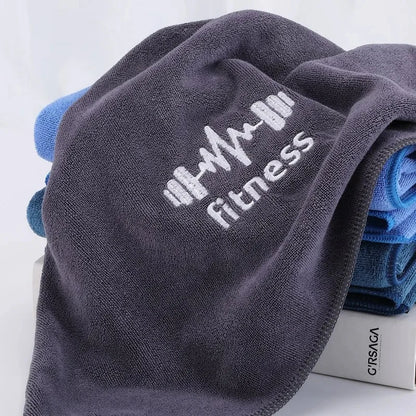High-Absorbency Quick-Dry Gym Towel | Grey Unisex for Basketball, Running & Fitness Workouts