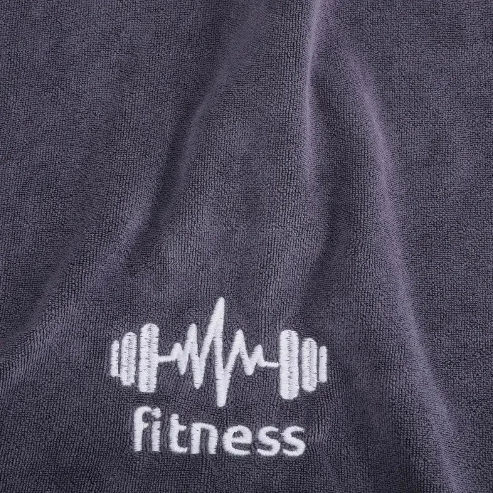 High-Absorbency Quick-Dry Gym Towel | Grey Unisex for Basketball, Running & Fitness Workouts
