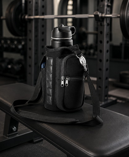 Rackt Magnetic Gym Sling — Hands-Free Hydration & Essentials Carrier